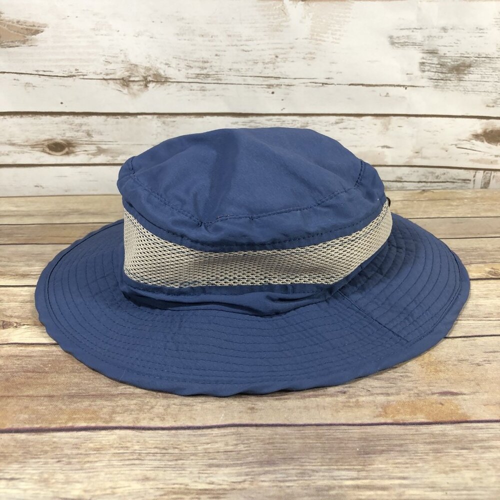 Stetson No Fly Zone Bucket Hat Sun Guard Outdoor UPF 50+ Blue Fishing
